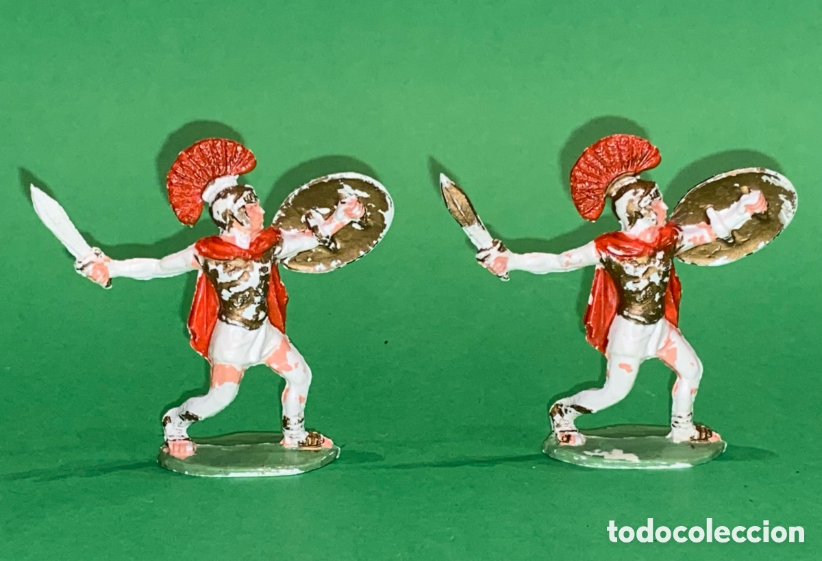 Figurines en Caoutchouc et PVC: Guerreros romanos de Rojas y Malaret GBM, a&ntilde;os 60.