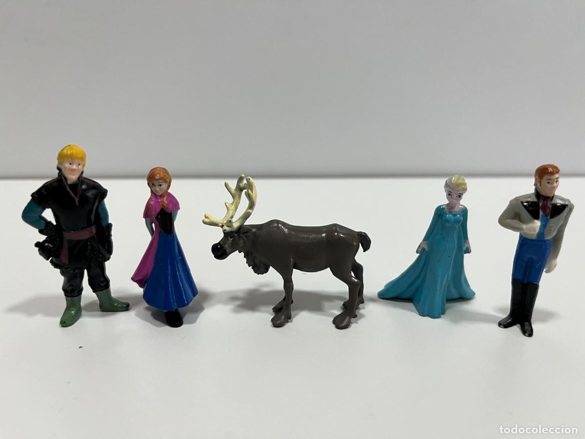 Figuras de goma y PVC: Disney Frozen #81 pack x 5, 4cm.