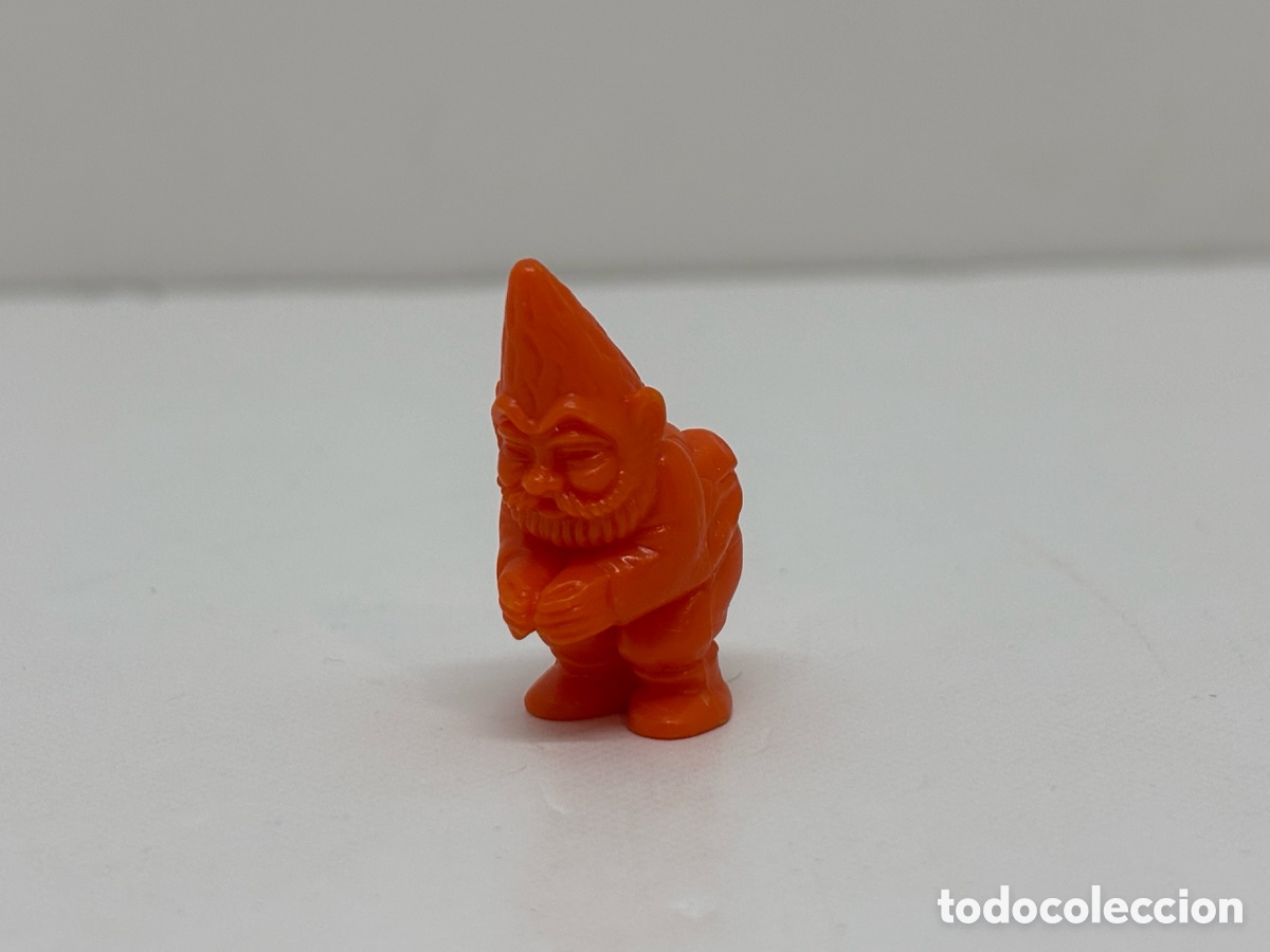 Figuras de goma y PVC: DAVID GNOMO DUNKIN NARANJA