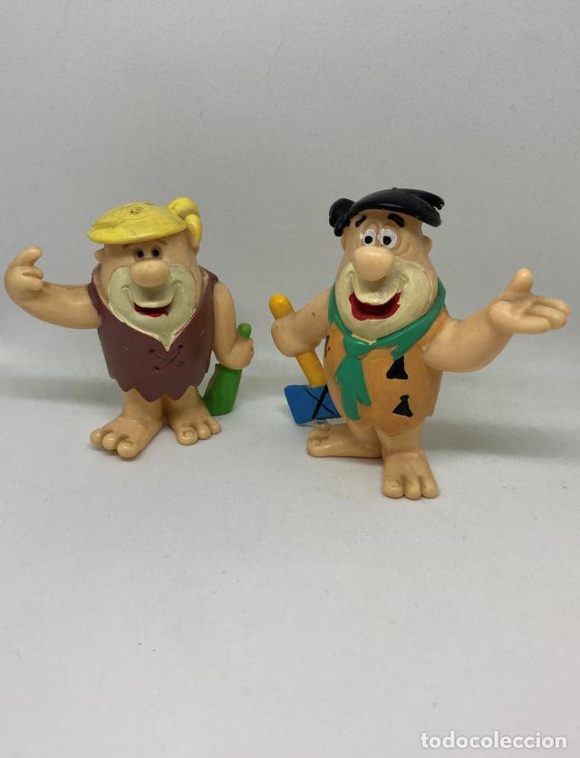 Figuras de goma y PVC: Juguete Pedro Picapiedras y Pablo M&aacute;rmol #101, 7cm.