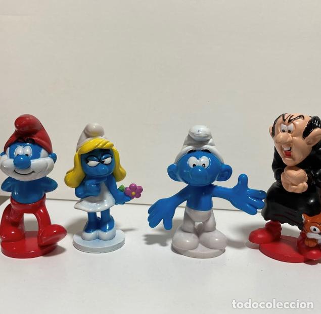 Figuras de goma y PVC: Juguete Pitufos 6cm. #120