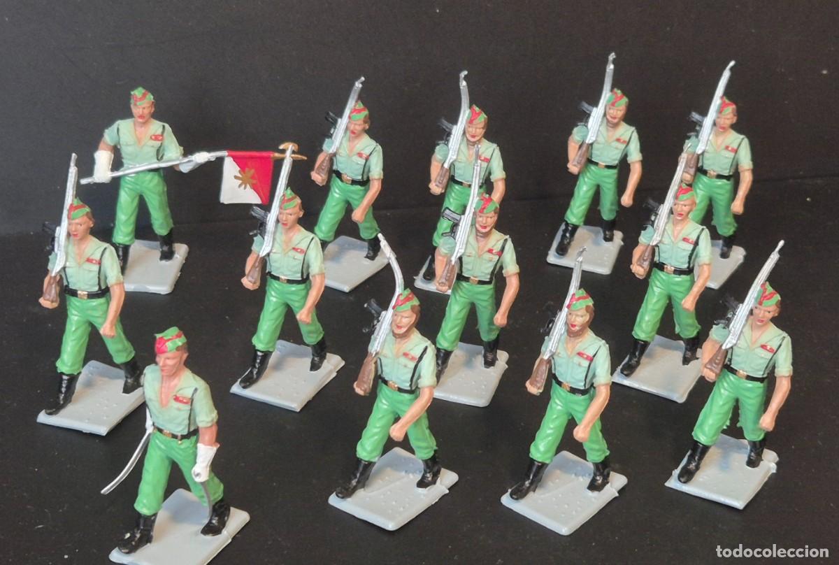 Figuras de goma y PVC: SOLDIS REAMSA GOMARSA LOTE COMPLETO LEGIONARIOS GOMA