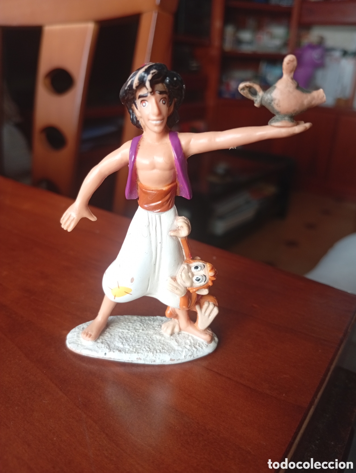 Figuras de goma y PVC: MU&Ntilde;ECO FIGURA PVC ALADDIN DISNEY MATTEL 1992