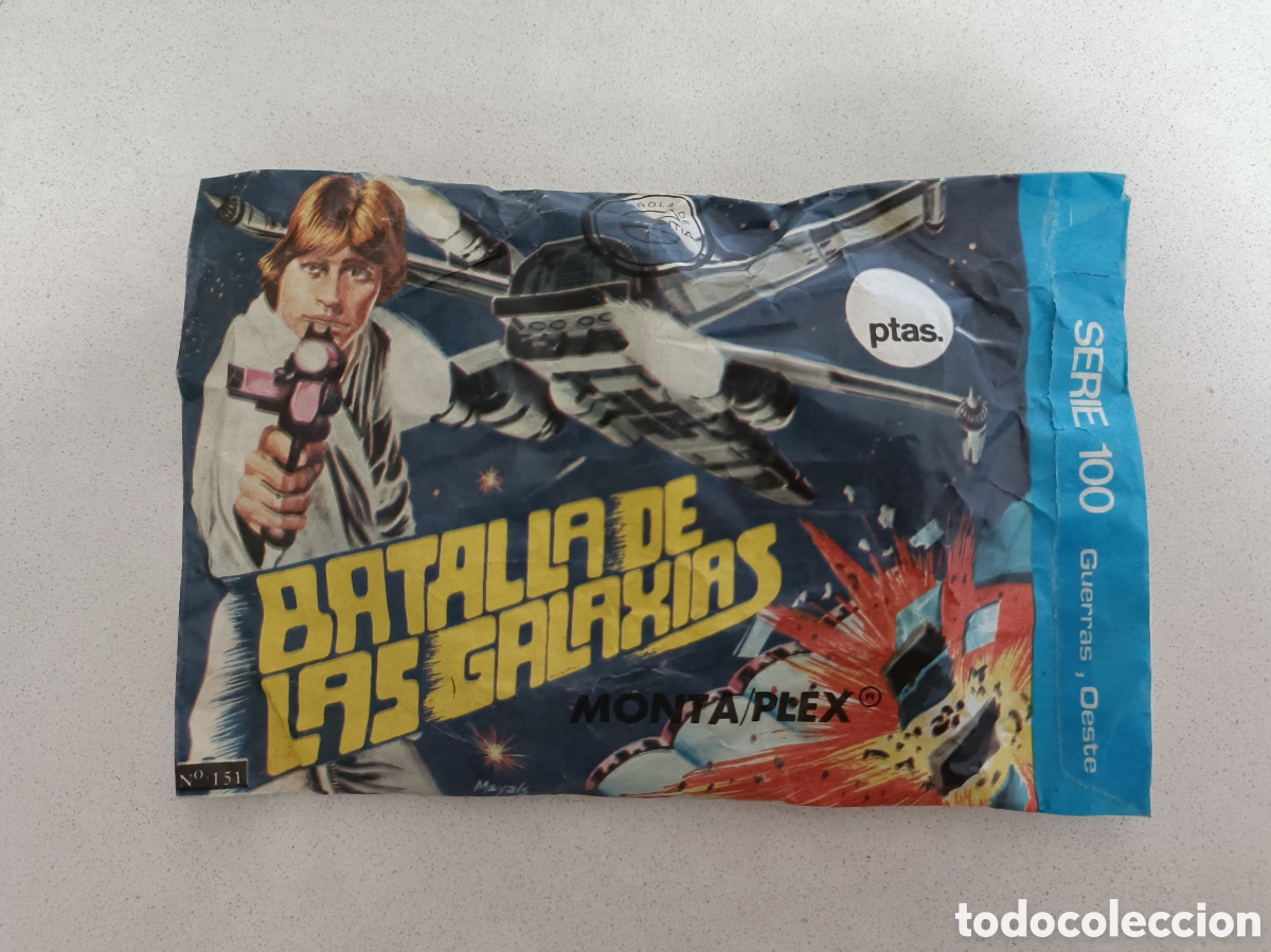 Figure di Gomma e PVC: BATALLA DE LAS GALAXIAS - SOBRE SIN ABRIR MONTAPLEX simulando Star Wars