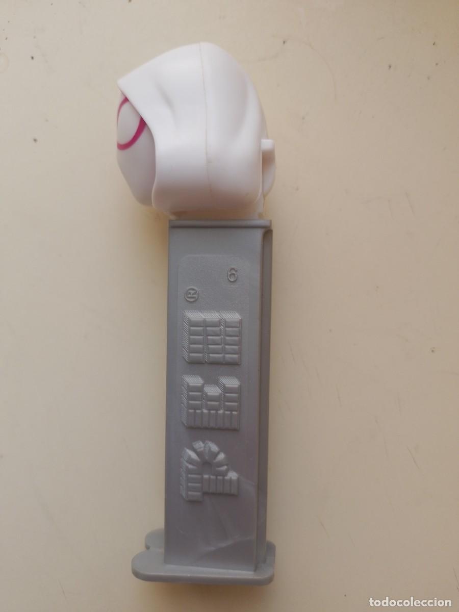 Figuras de goma y PVC dispensador PEZ: DISPENSADOR PEZ SPIDER GHOST - Foto 2