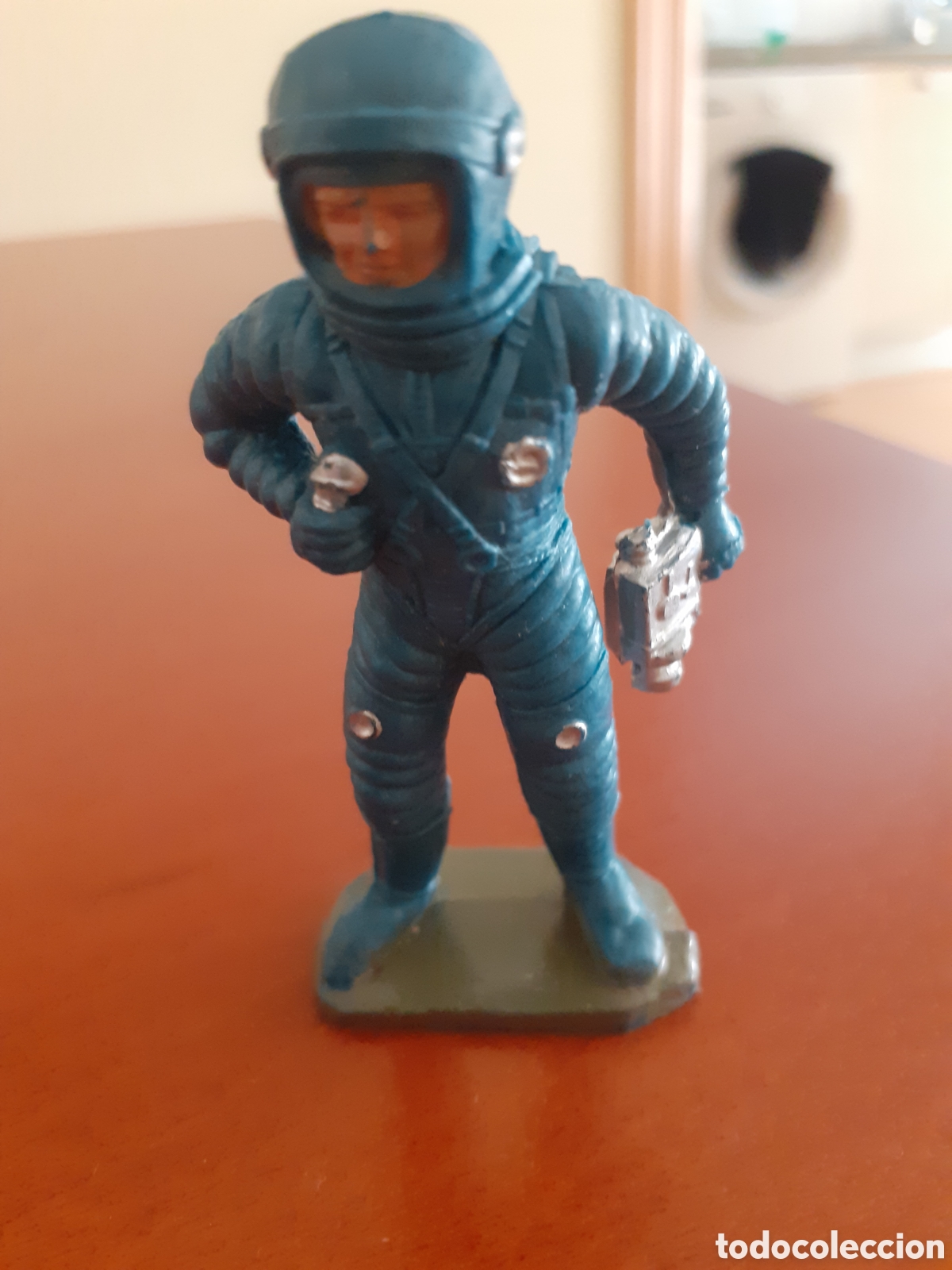 Figuras de goma y PVC: FIGURA ASTRONAUTA ESPACIO LUNAR APOLO JECSAN,REAMSA,PECH