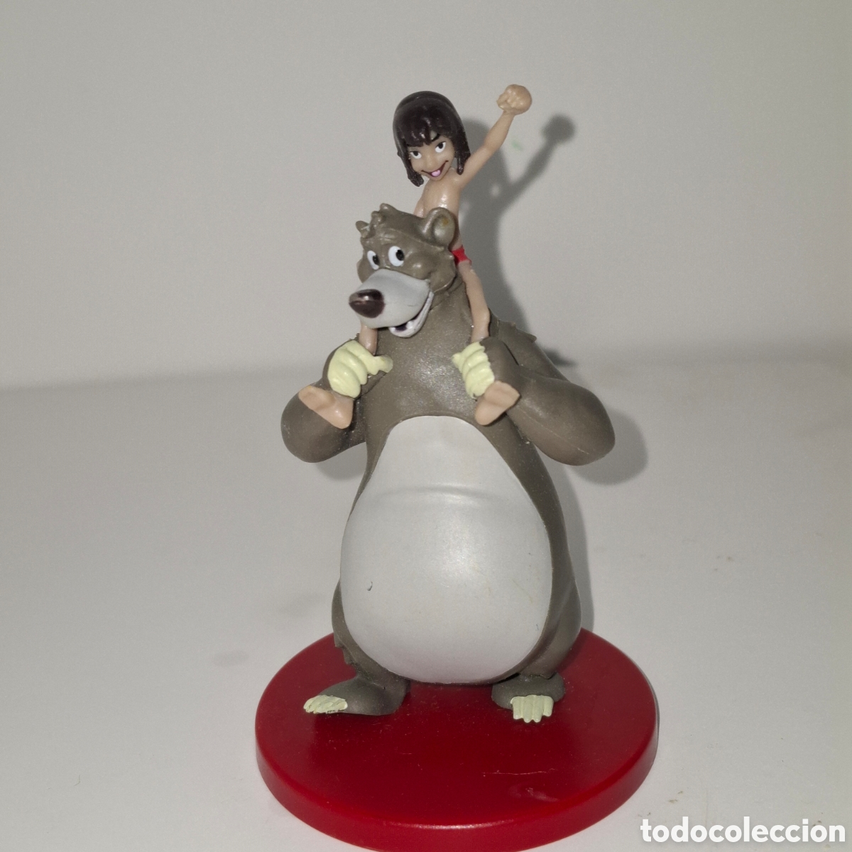 Figuras de goma y PVC: WALT DISNEY FIGURA DE PVC MOWGLI Y EL OSO BALOO LIBRO DE LA SELVA