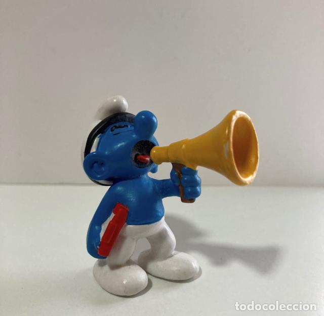 Figuras de goma y PVC: Juguete Pitufo director Schleich 2008 #171