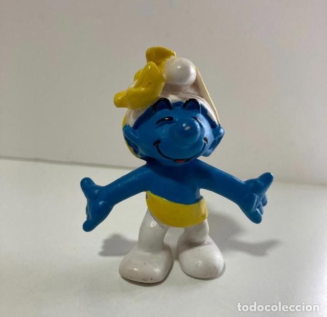 Figuras de goma y PVC: Juguete Pitufo Romantico Schleich #173