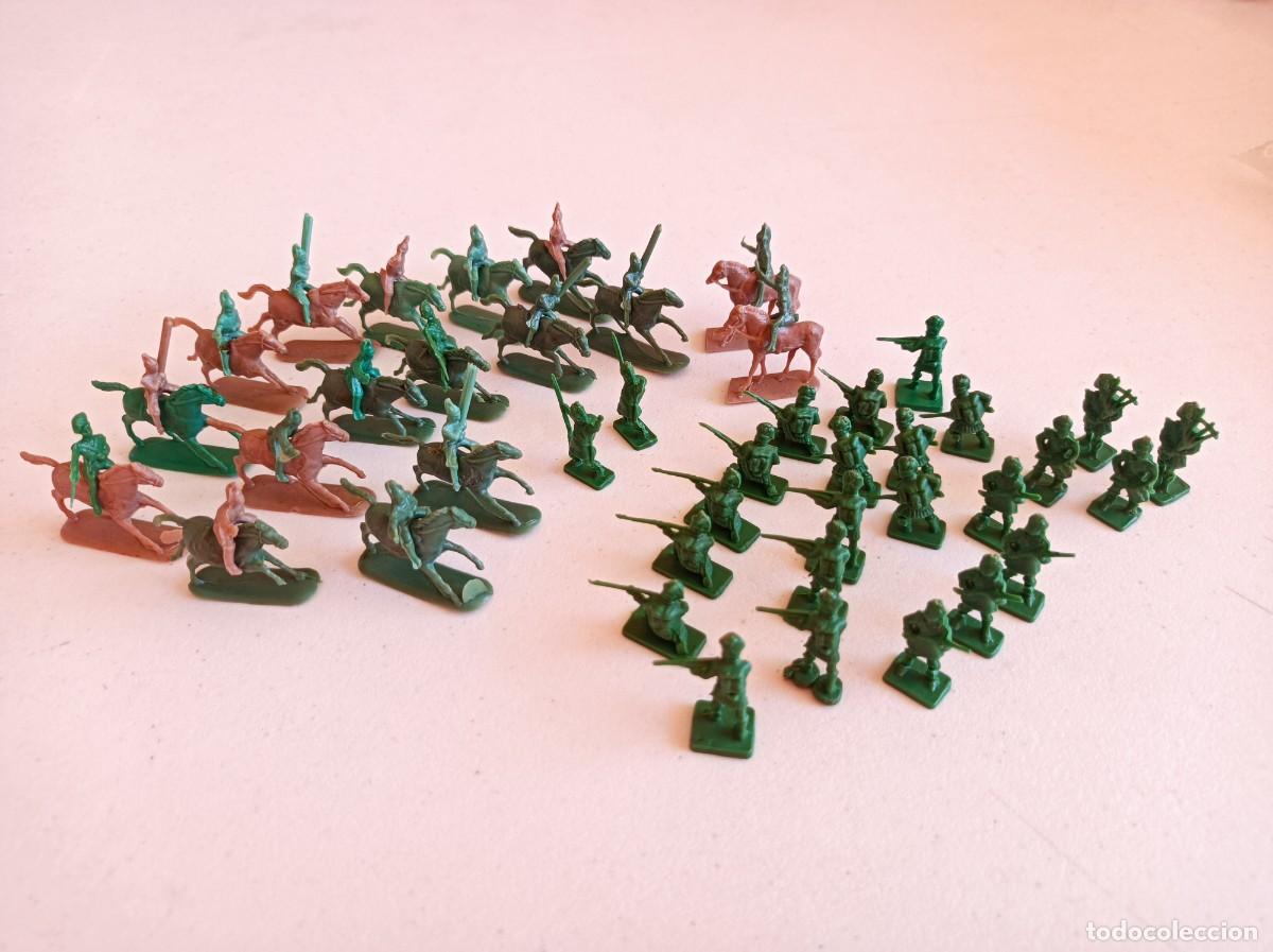 Figuras de goma y PVC: GUERREROS ESCOCESES DE PL&Aacute;STICO MONTAPLEX SERIE GRUPO DE COMBATE ESCOCIA CABALLER&Iacute;A NAPOLE&Oacute;N