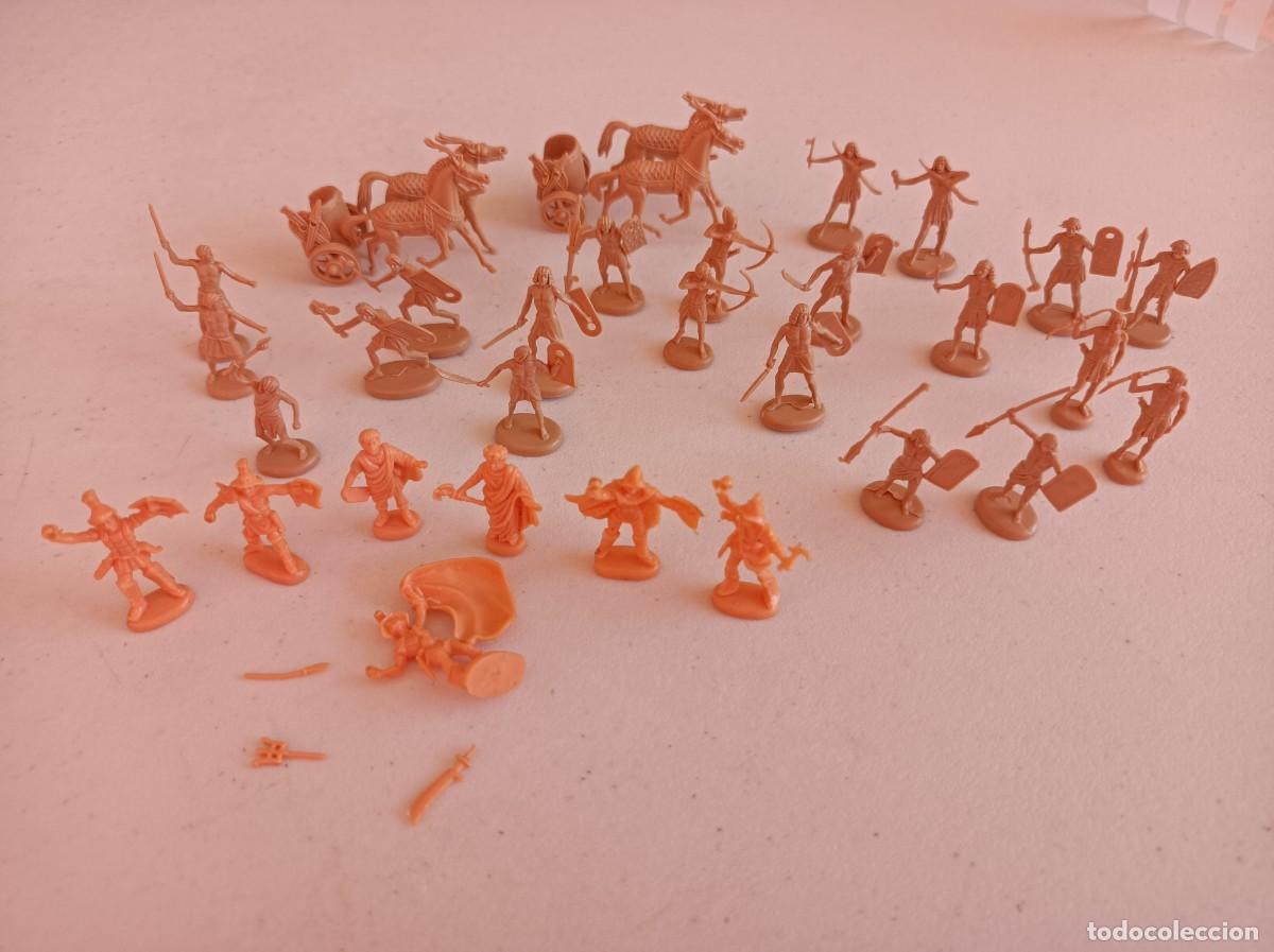 Figuras de goma y PVC: LOTE DE SOLDADITOS EGIPCIOS Y GLADIADORES ESCALA 1/72 FABRICANTE ATLANTIC