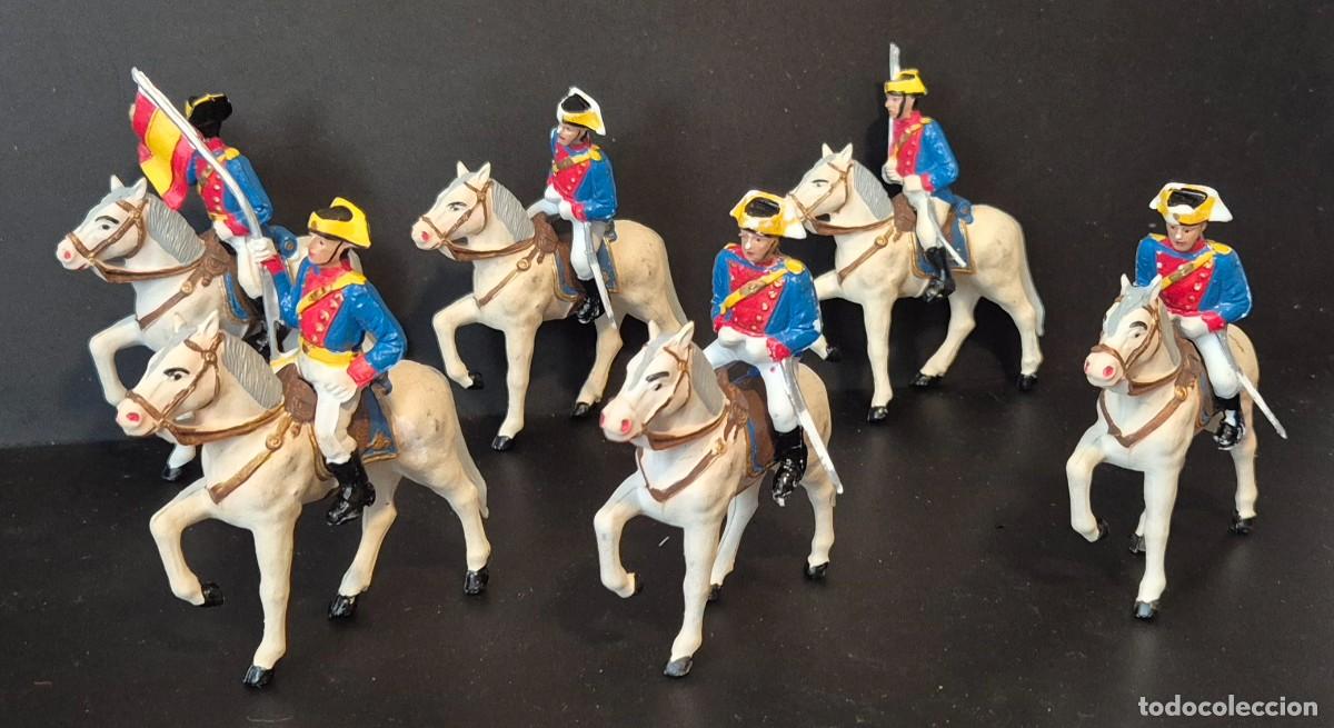 Figuras de goma y PVC: SOLDIS REAMSA GOMARSA LOTE GUARDIA CIVIL DE GALA COMPLETA DE PLASTICO