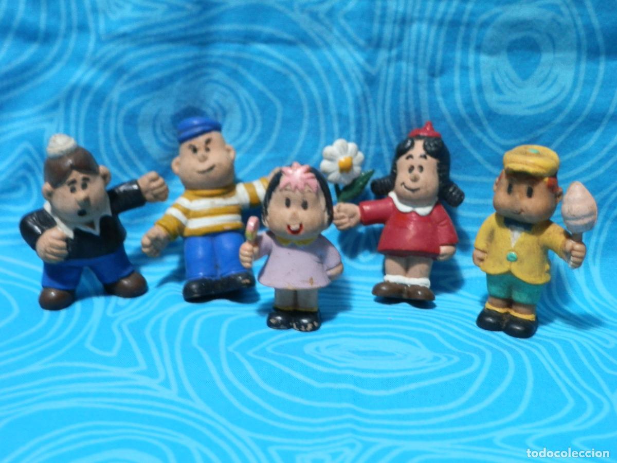 Figuras de goma y PVC: 5 PERSONAJES LA PEQUE&Ntilde;A LUL&Uacute; EN GOMA, A&Ntilde;OS 80-90