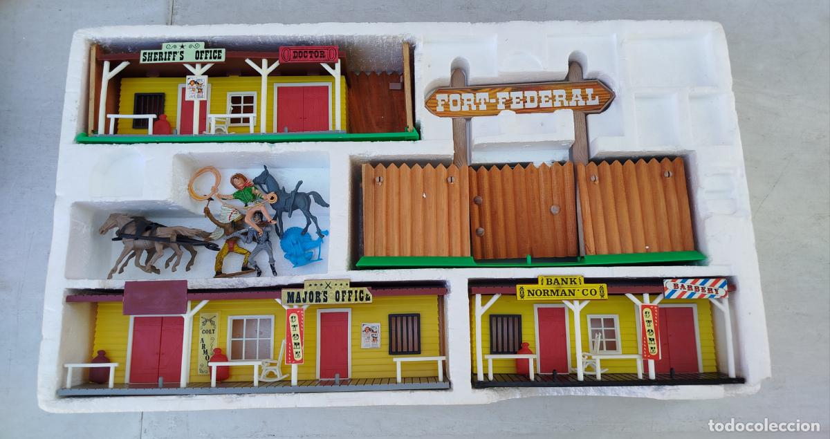 Figuras de goma y PVC: CAJA REF. 171 , TODO EL OESTE AMERICANO DE COMANSI - Foto 5