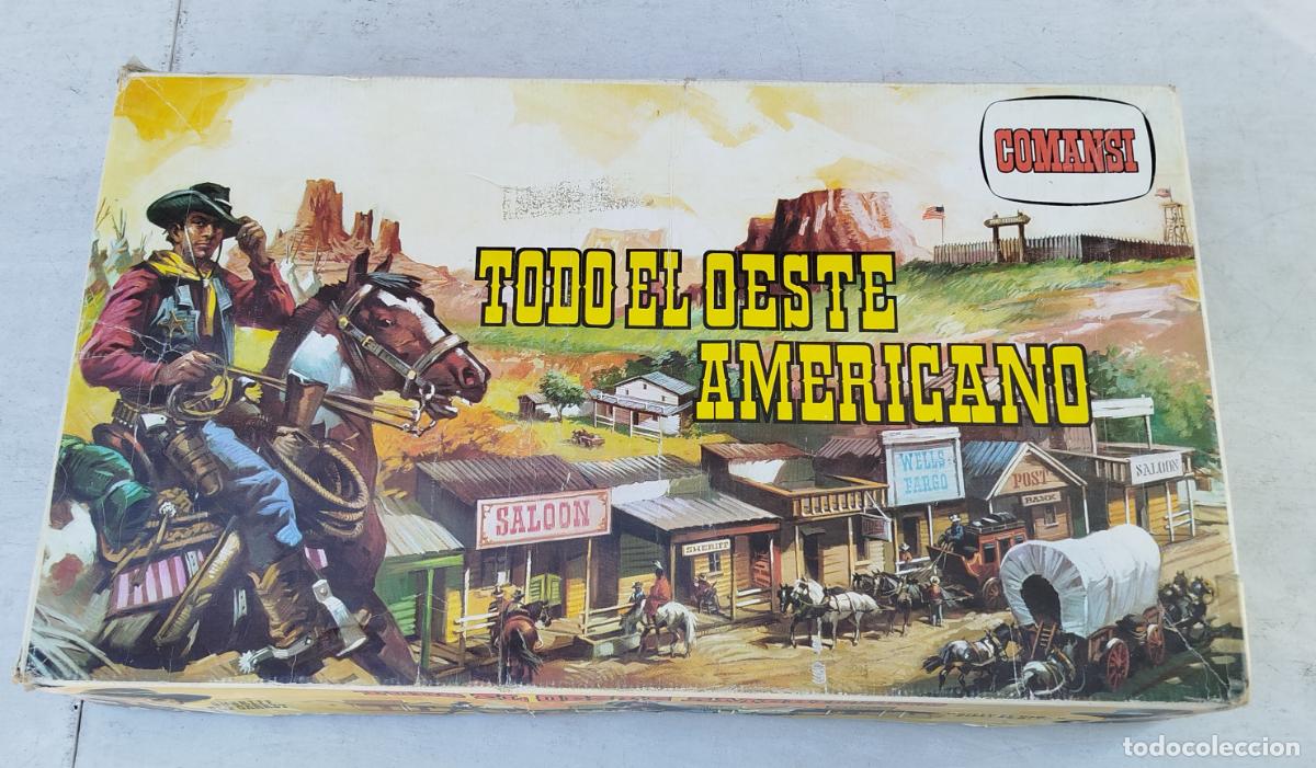 Figuras de goma y PVC: CAJA REF. 171 , TODO EL OESTE AMERICANO DE COMANSI