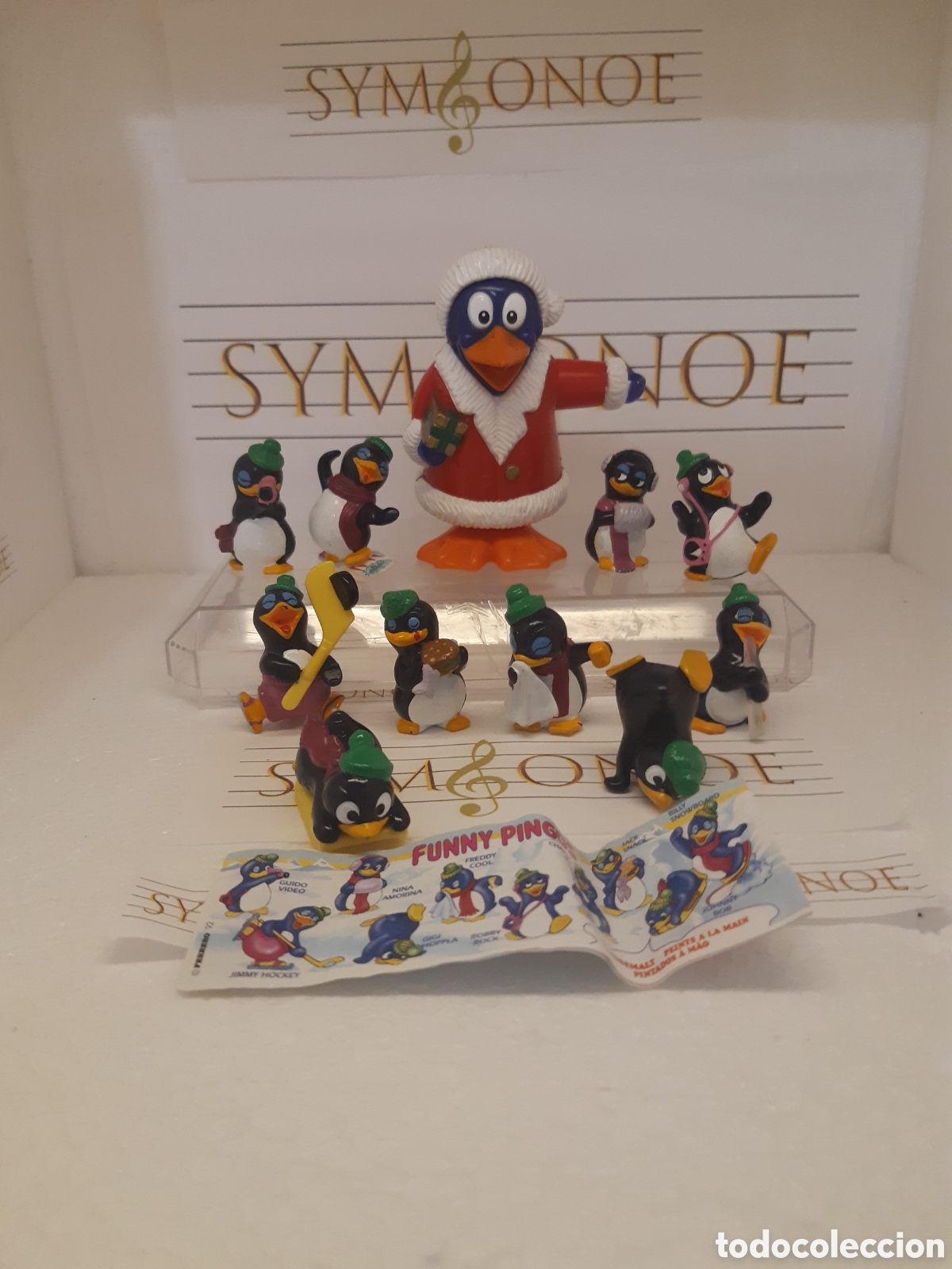 Figuras de goma Kinder: Colecci&oacute;n completa Kinder Sorpresa Pingu Nieve ping&uuml;ino