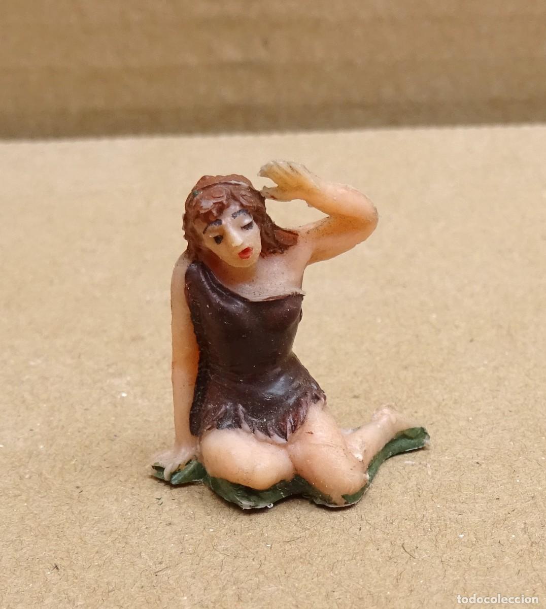 Figuras de goma y PVC: JECSAN ANTIDILUVIANO PREHISTORICO MUJER FIGURA 6