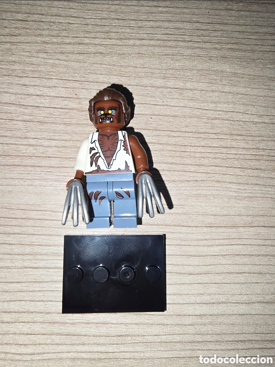Figuras de goma y PVC: Minifigura compatible con lego hombre lobo Halloween monstruos terror