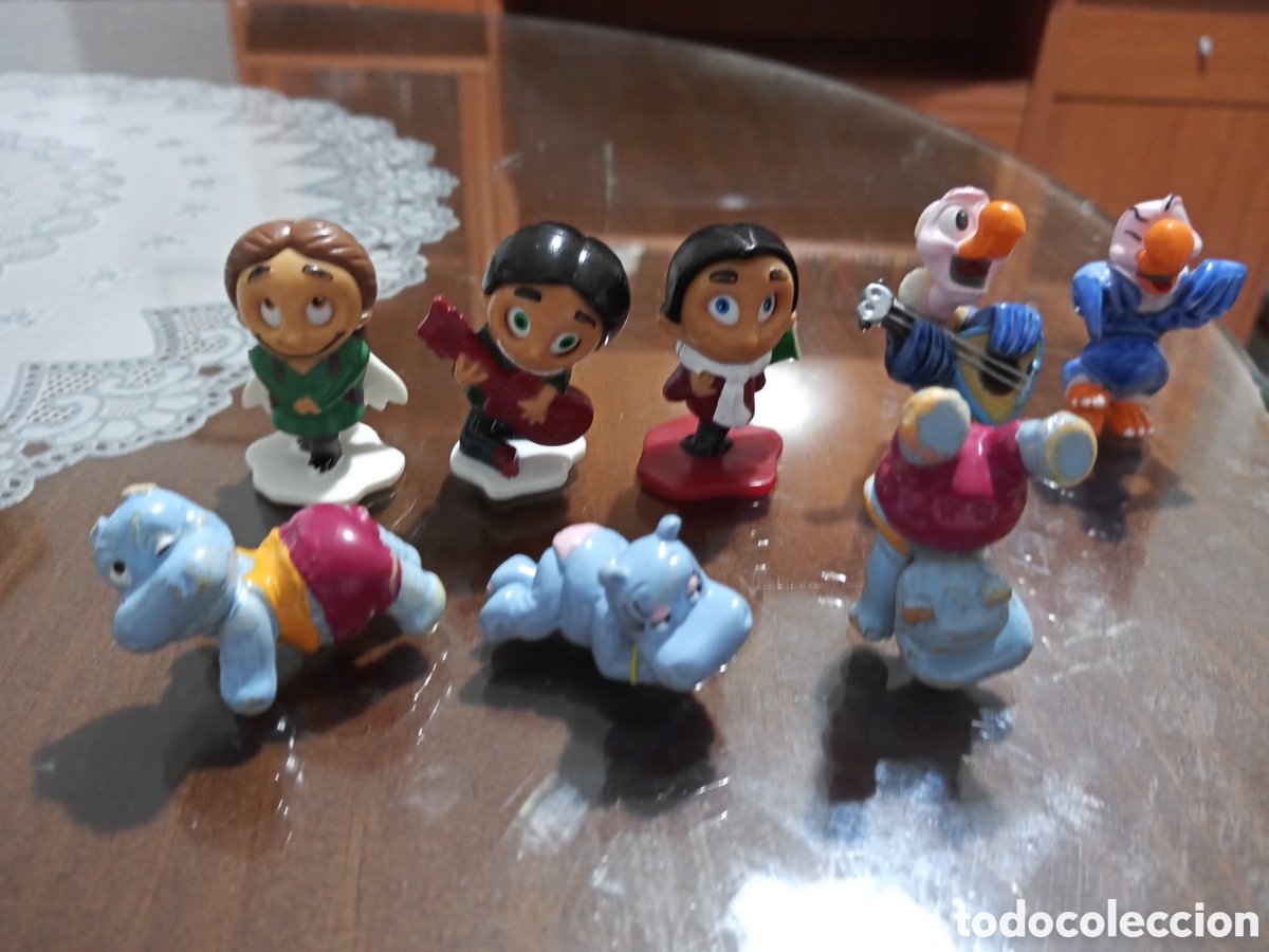 Figuras de goma Kinder: LOTE FIGURAS KINDER FERRERO. ESTADO ACEPTABLE.