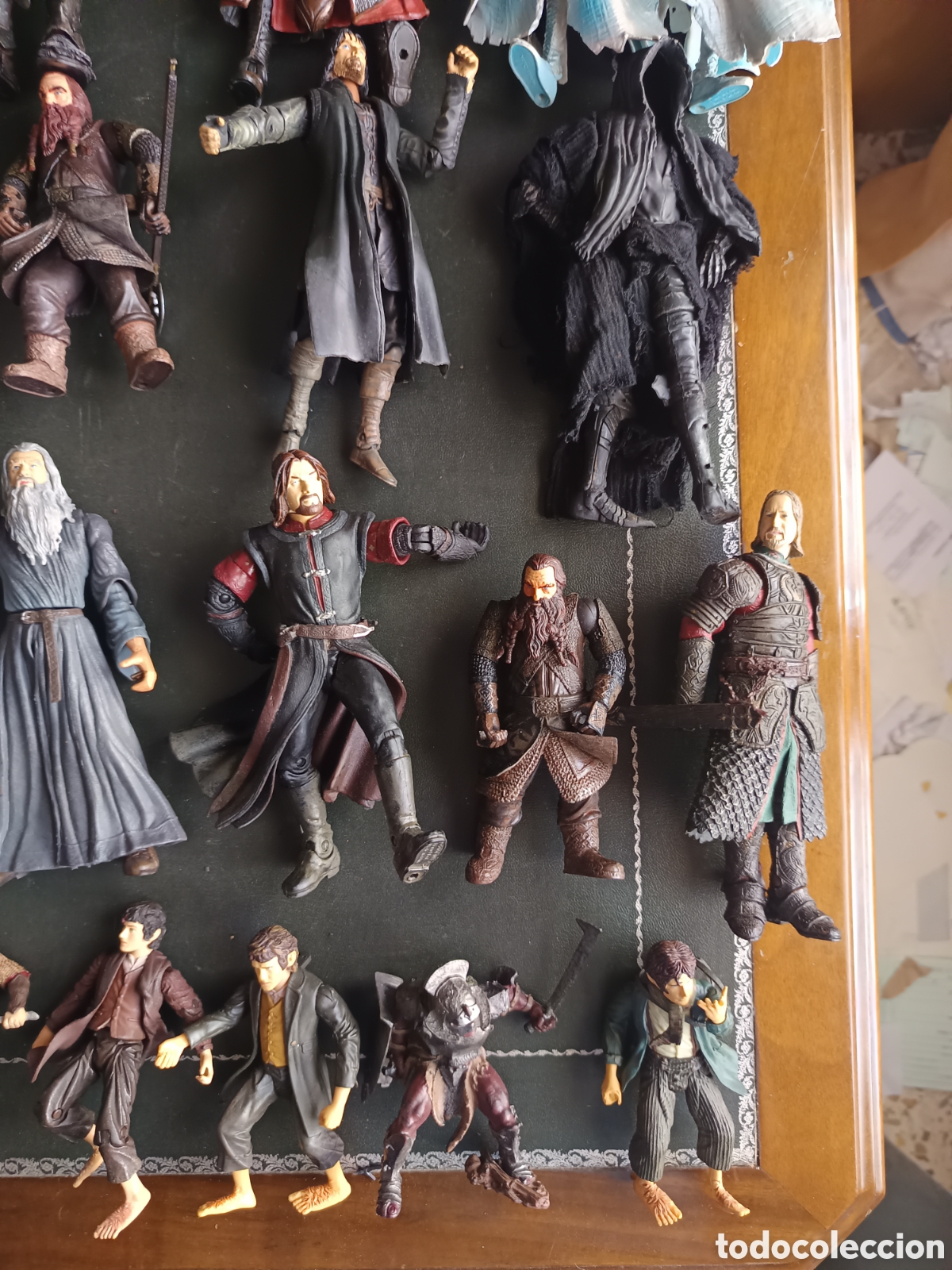 Figuras de goma y PVC: lote 20 figuras del se&ntilde;or de los anillos