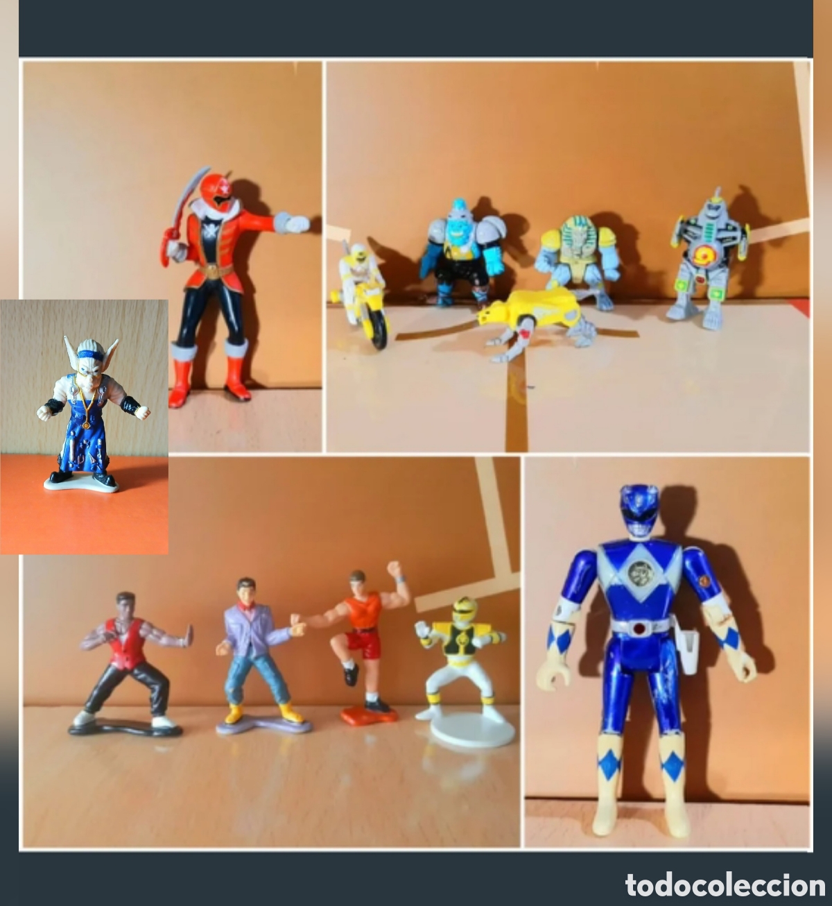 Figuras de goma y PVC: Figuras PVC Power Rangers