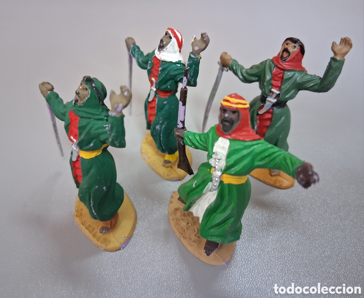 Figuras de goma y PVC: Beduinos, de Timpo, serie &aacute;rabes y legion extranjera (No es la versi&oacute;n de Lafredo)