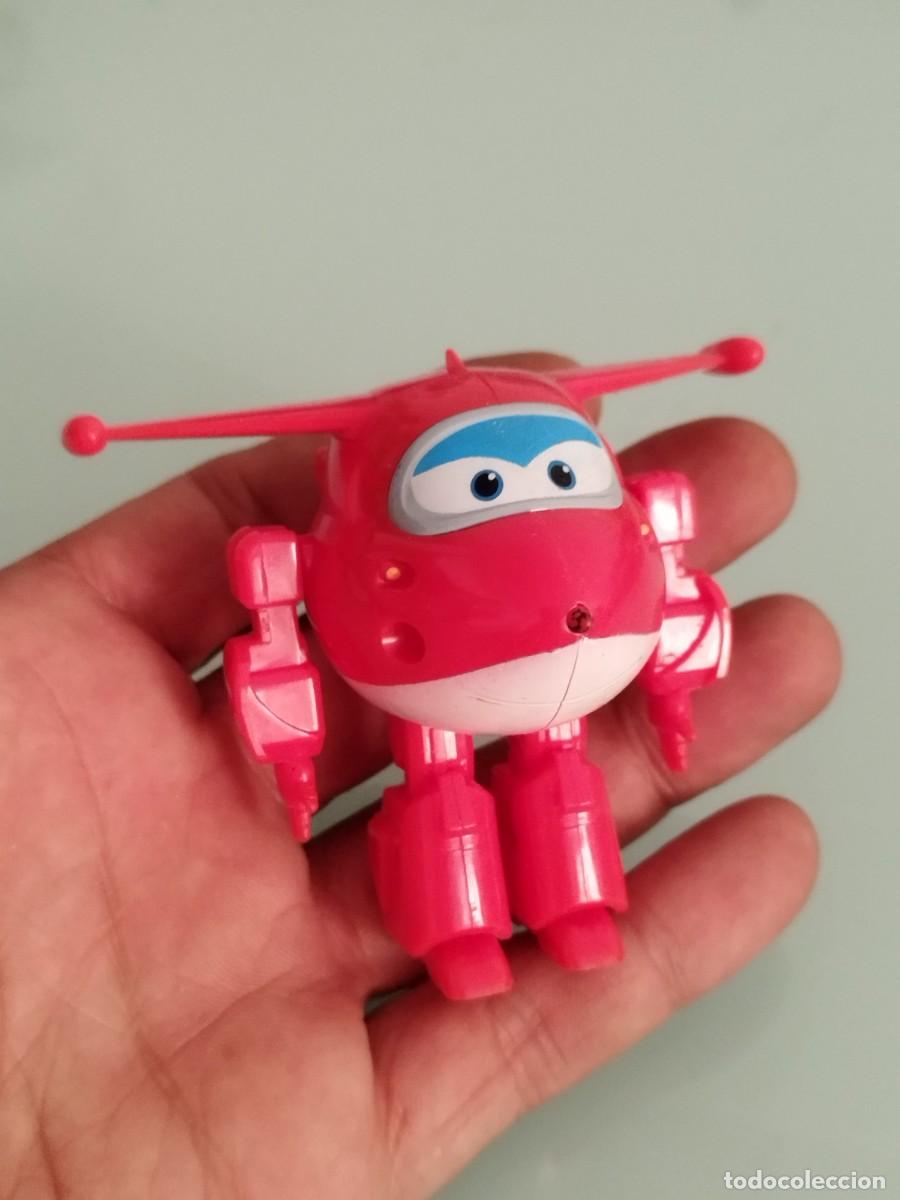 Figurines en Caoutchouc et PVC: Mu&ntilde;eco avi&oacute;n personaje Jett de la serie Super Wings.