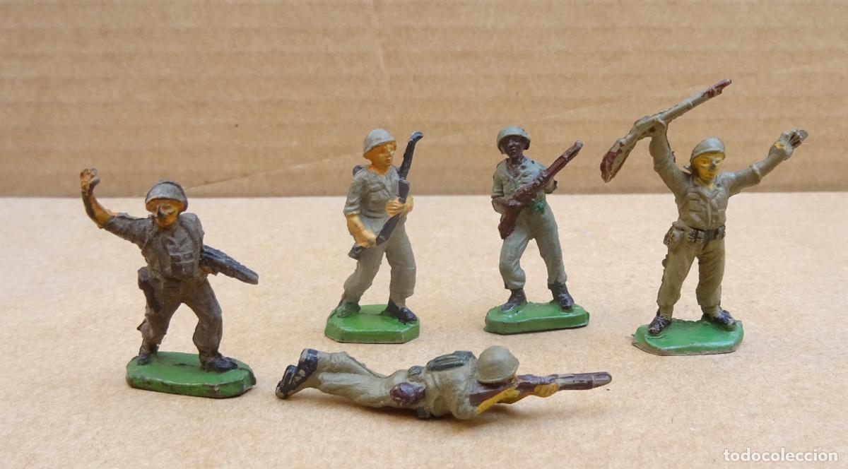 Rubber and PVC Figures: JECSAN MARINES AMERICANOS Serie peque&ntilde;a