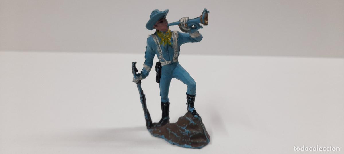 Figuras de goma y PVC: SOLDADO FEDERAL YANKEE . REALIZADO POR PECH . ORIGINAL A&Ntilde;OS 60