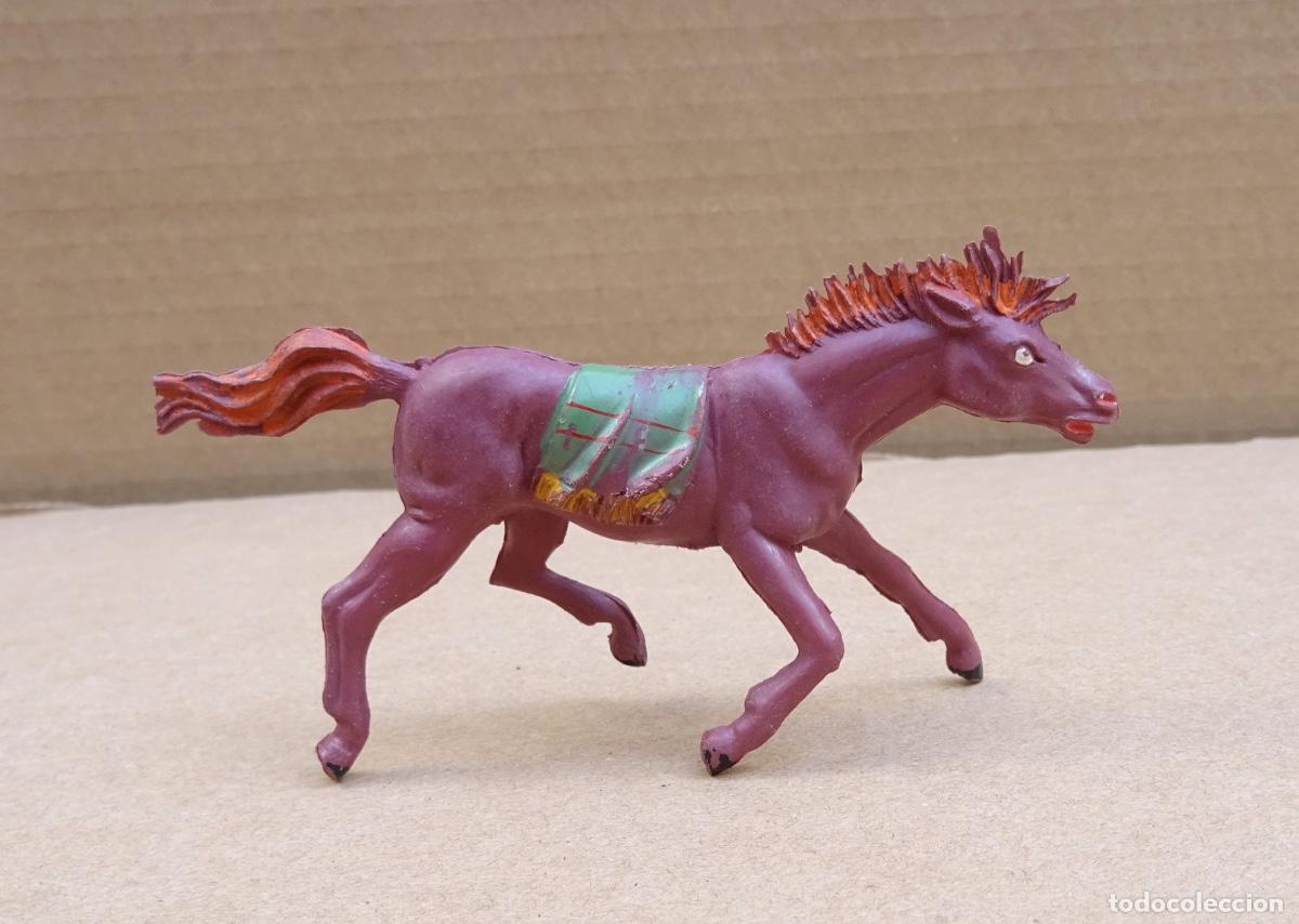 Figuras de goma y PVC: PECH caballo indio Plastico - Foto 2