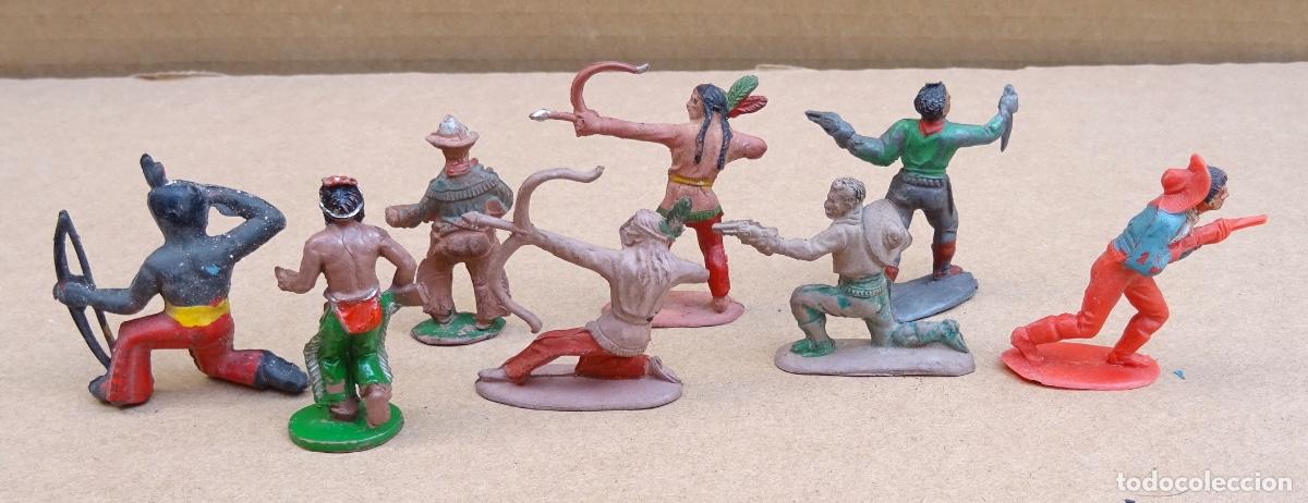 Figuras de goma y PVC: PECH REAMSA....OESTE INDIOS Y COWBOYS - Foto 2