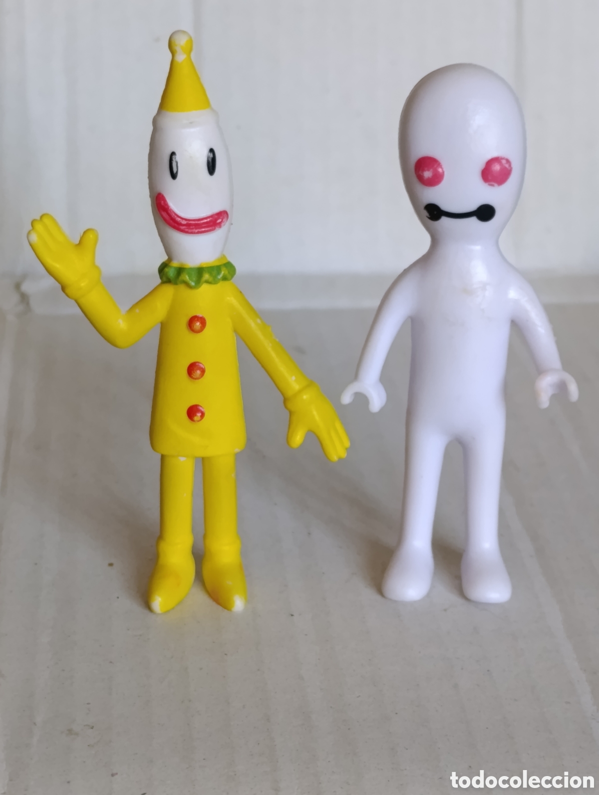Figuras de goma y PVC: 2-FIGURITAS DE GOMA SEMIRIGIDA.SIN MARCA.
