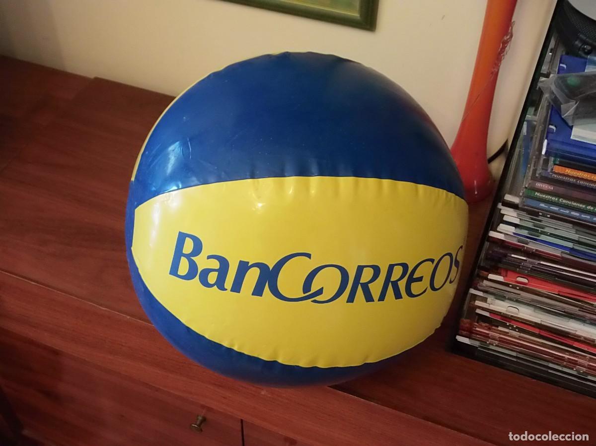 Figuras de goma y PVC: BAL&Oacute;N DE PLAYA - BANCORREOS. - Foto 2