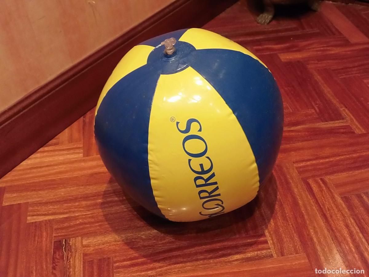 Figuras de goma y PVC: BAL&Oacute;N DE PLAYA - BANCORREOS. - Foto 3