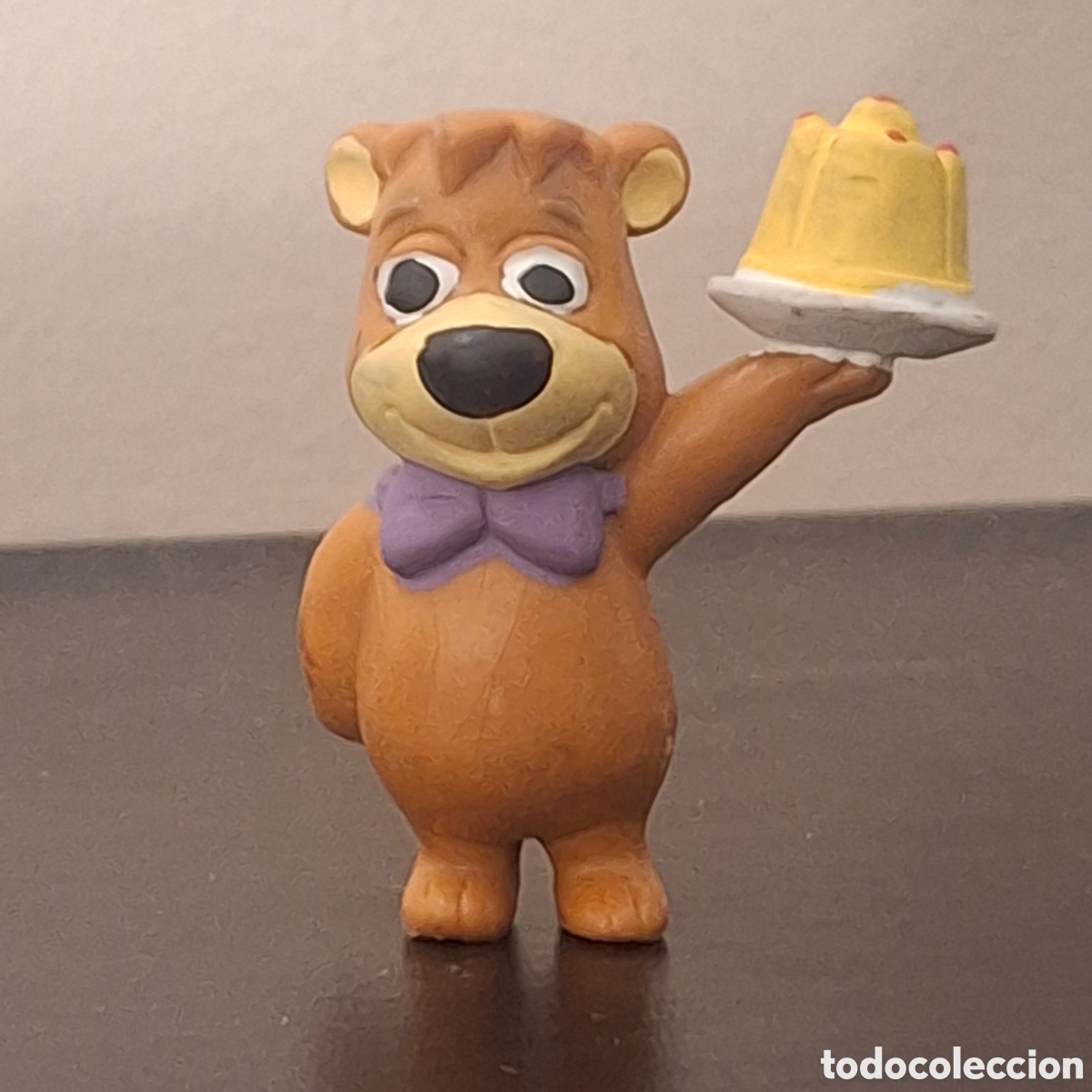 Figuras de goma y PVC: BUBU OSO YOGI - FIGURA GOMA PVC - MINILAND - HANNA BARBERA