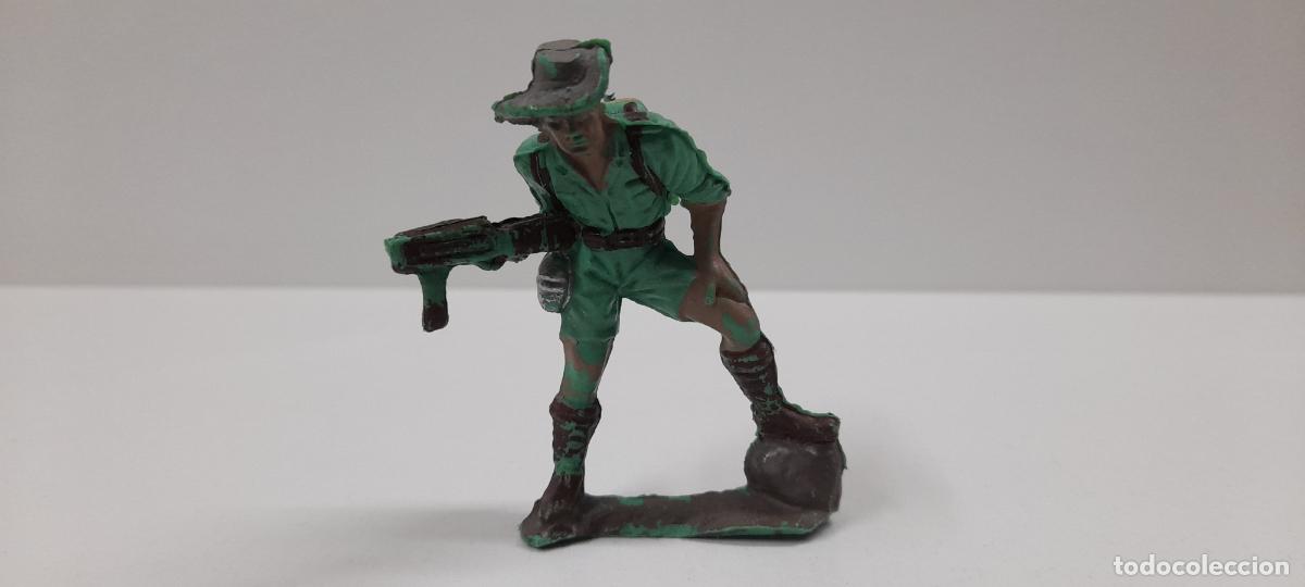 Figurines en Caoutchouc et PVC: SOLDADO NEOZELANDES . REALIZADO POR PECH . ORIGINAL A&Ntilde;OS 60 . PARA RESTAURAR
