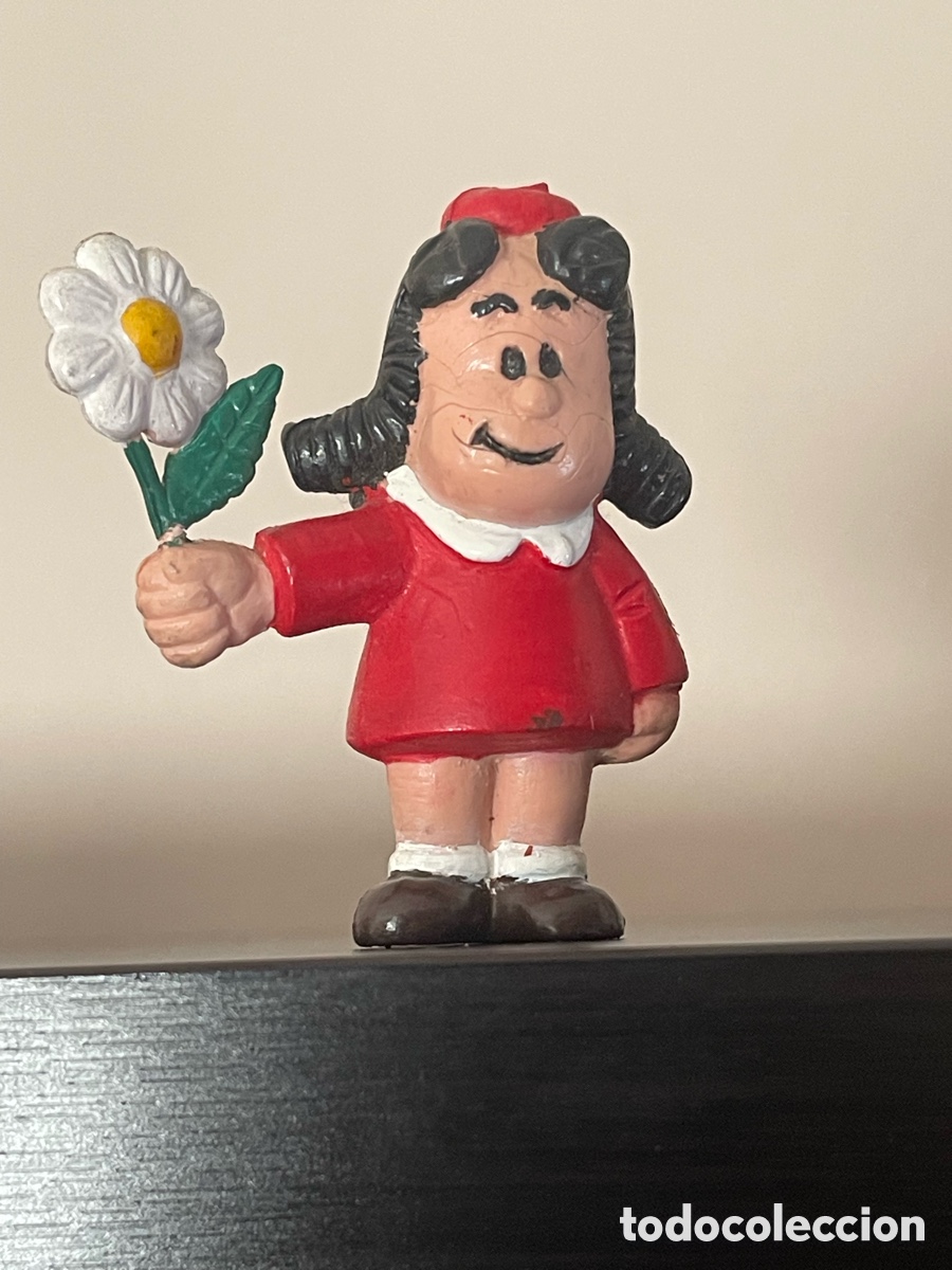 Figuras de Borracha e PVC: LA PEQUE&Ntilde;A LULU CON MARGARITA FLOR DIBUJOS ANIMADOS - FIGURA GOMA PVC - SIN MARCA