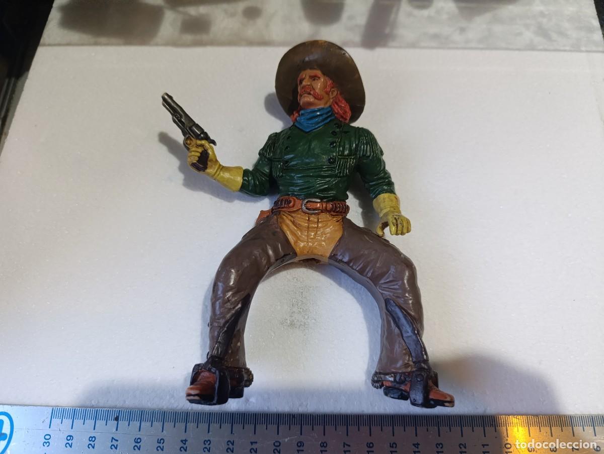 Rubber and PVC Figures: FIGURA DE PVC - JESSE CHILHOLM - SERIE GRANDE - COMANSI - ( VA SOBRE UN CABALLO )