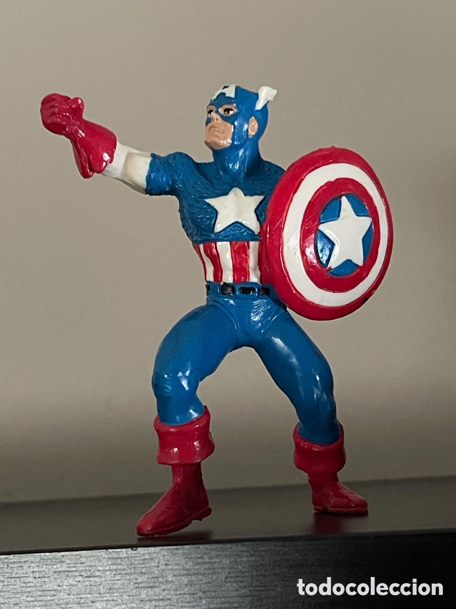 Figuras de goma y PVC: CAPITAN AMERICA - FIGURA GOMA PVC