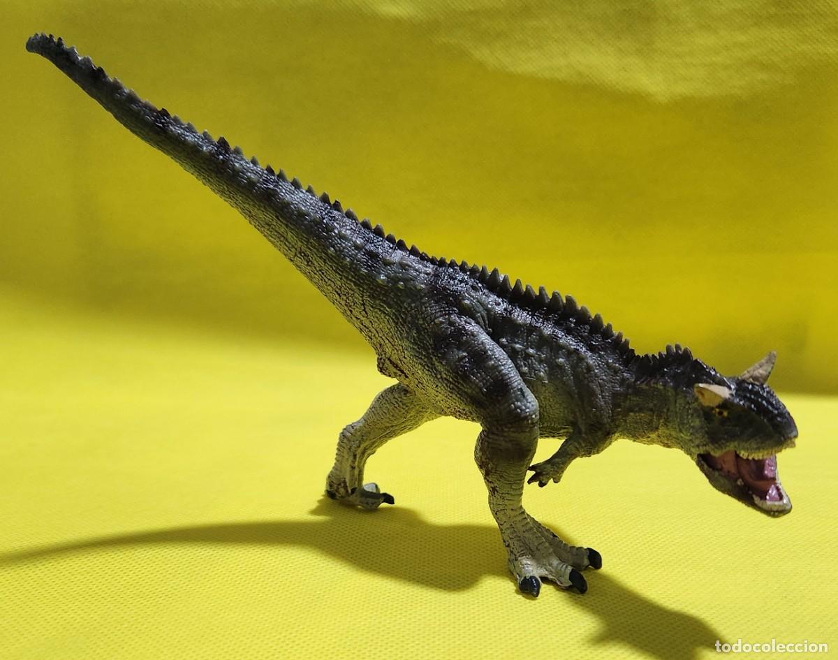 Figuras de goma y PVC: CARNOTAURUS figura PVC DINOSAURIO Papo - Vintage GERMANY 2012 China MANDIBULA MOVIL