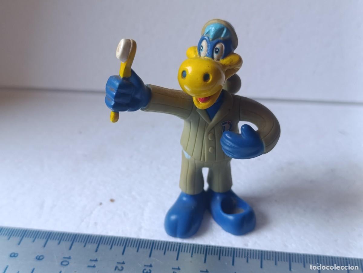 Figuras de goma y PVC: FIGURA DE PVC - DINO - CEPILLO DE DIENTES - DANONE - ( )