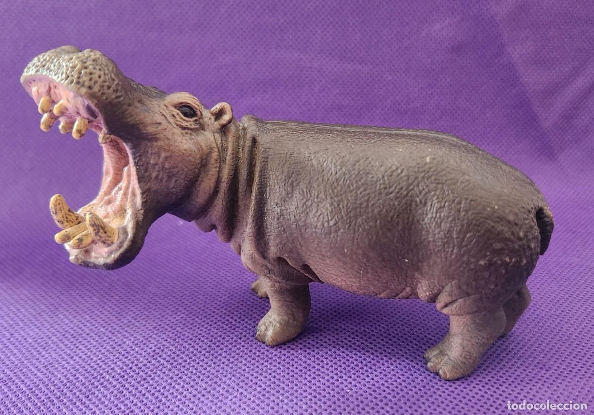 Figuras de goma y PVC: HIPOPOTAMO - PVC Figura SCHLEICH Vintage ANIMAL - GERMANY / CHINA 2012