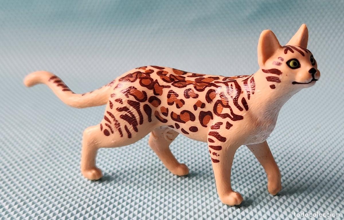 Figuras de goma y PVC: GATO BENGAL&Iacute; - PVC Figura SCHLEICH Vintage ANIMAL - GERMANY / CHINA 2004