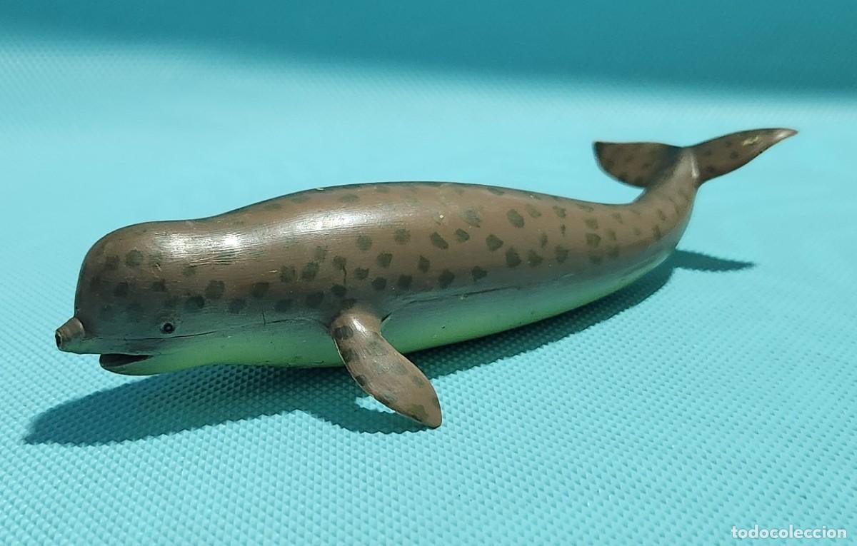 Figuras de goma y PVC: NARWAL - PVC Figura SCHLEICH Vintage ANIMAL MARINO - PORTUGAL 1995