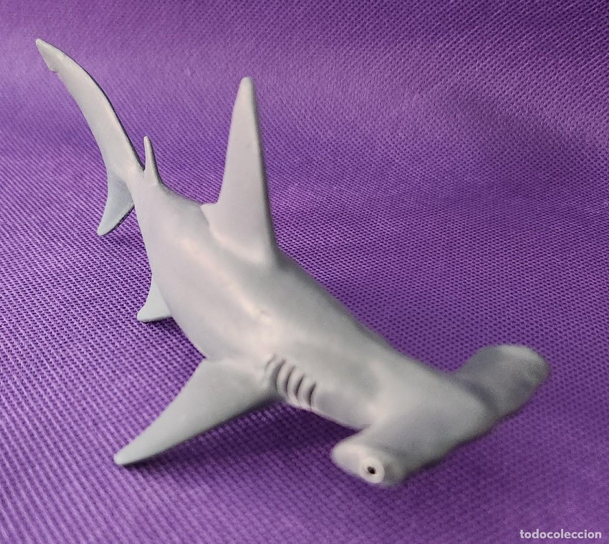 Figuras de goma y PVC: TIBURON CABEZA DE MARTILLO - PVC Figura SCHLEICH Vintage ANIMAL MARINO - GERMANY / CHINA 2004
