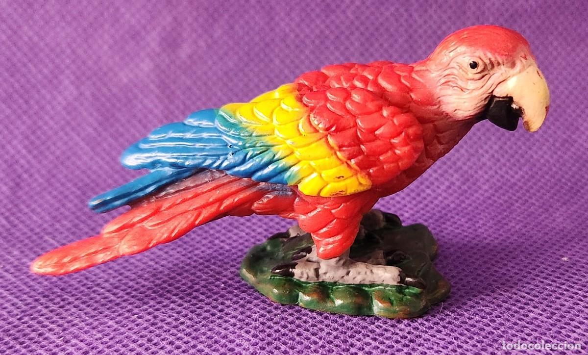 Figuras de goma y PVC: LORO GUACAMAYO ROJO - PVC Figura SCHLEICH Vintage ANIMAL - GERMANY / CHINA 2000