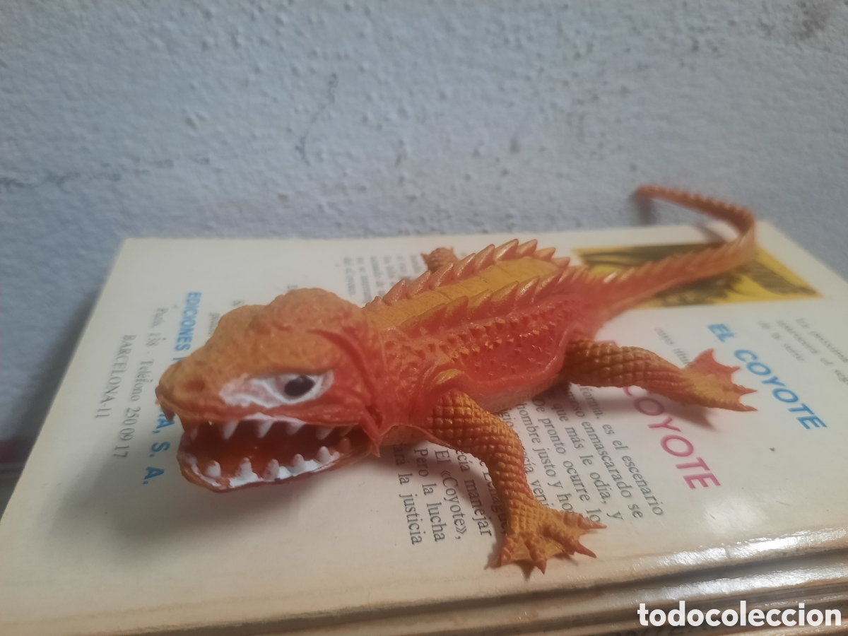 Figuras de goma y PVC: Lagarto Reptil Goma Pvc Made in Hong Kong
