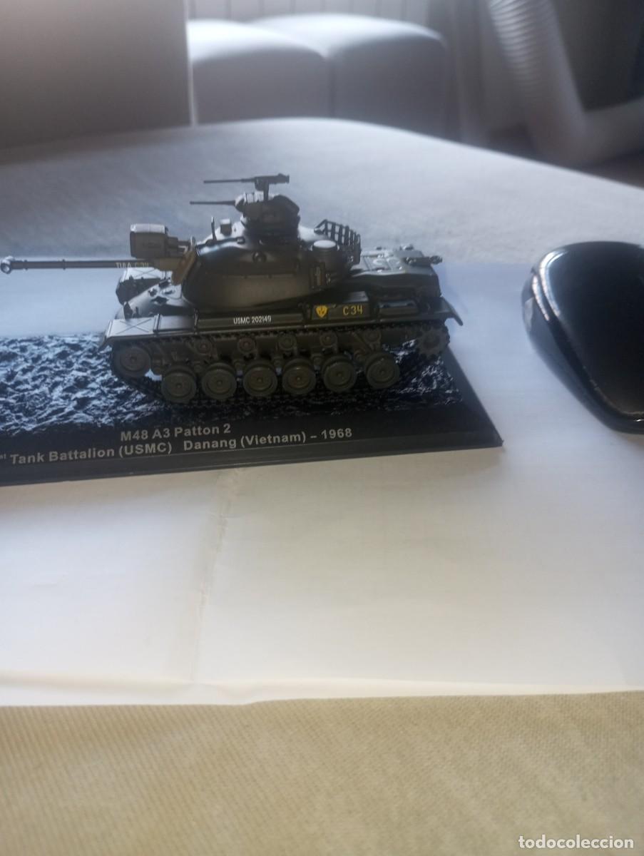 Figuras de goma y PVC: Tanque patton segunda guerra mundial