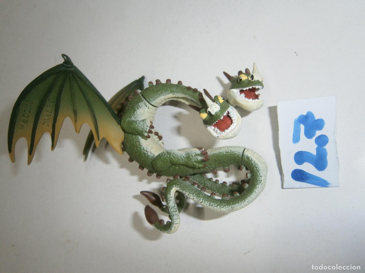 Figuras de goma y PVC: FIGURA DE GOMA O PVC - DRAGON DE DOS CABEZAS - VOMITO Y ERUCTO