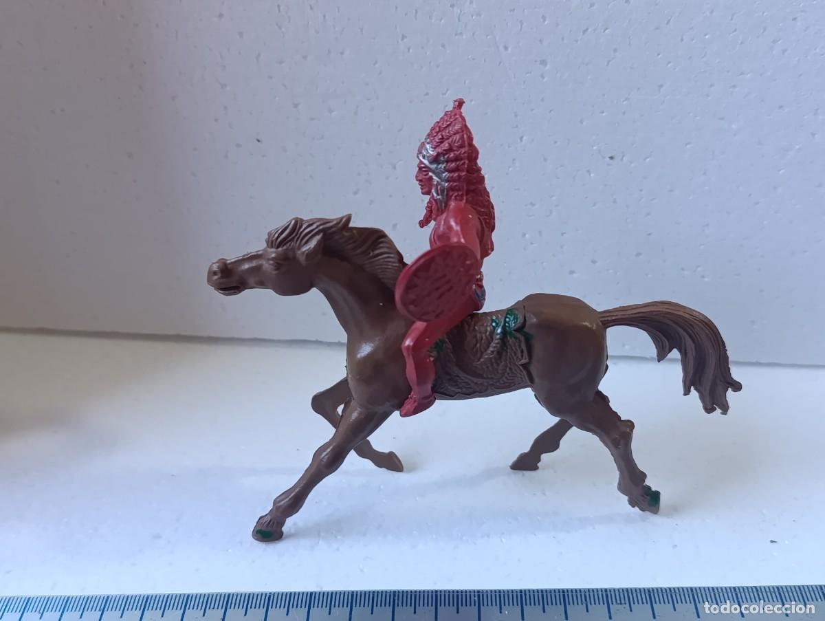 Figuras de goma y PVC: FIGURA DE PVC - JINETE CON CABALLO - JECSAN - REAMSA - COMANSI - ETC...